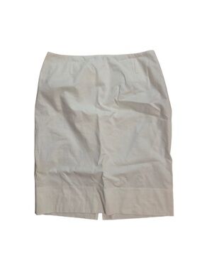 Jil Sander Cream White Pencil Skirt